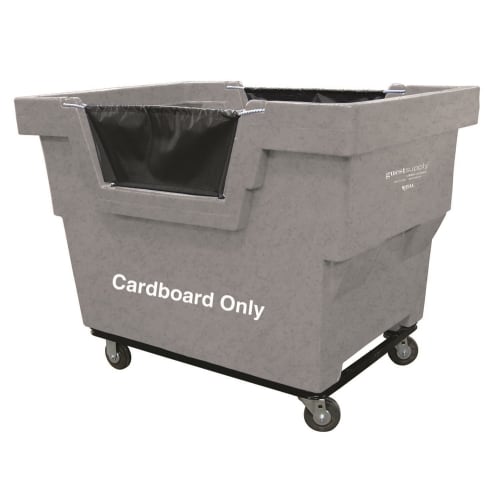 Royal Basket 26.5 cu ft. Mail Truck, Cardboard, Granite Gray